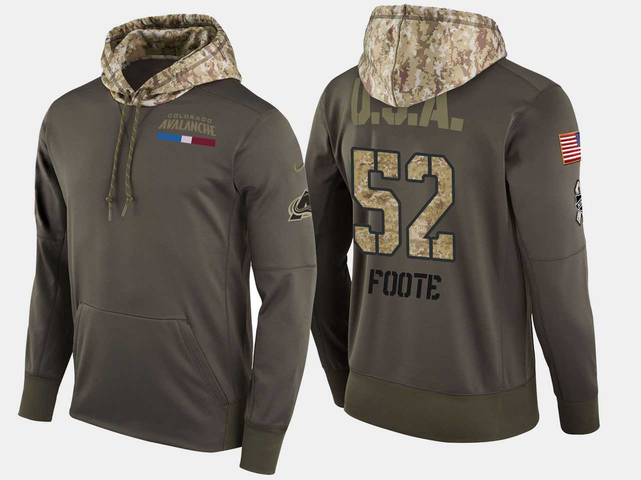 Nike Aavalanche 52 Adam Foote Retired Olive Salute To Service Pullover Hoodie,We sell and wholesale Nike Aavalanche 52 Adam Foote Retired Olive Salute To Service Pullover Hoodie on line form chian!